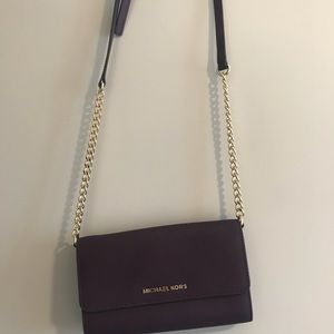 Michael Kors Bags - Purple cross body purse. Michael Kors Bags - Purple cross body purse.